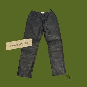 Vintage Bagatelle Tapered Leather Pants